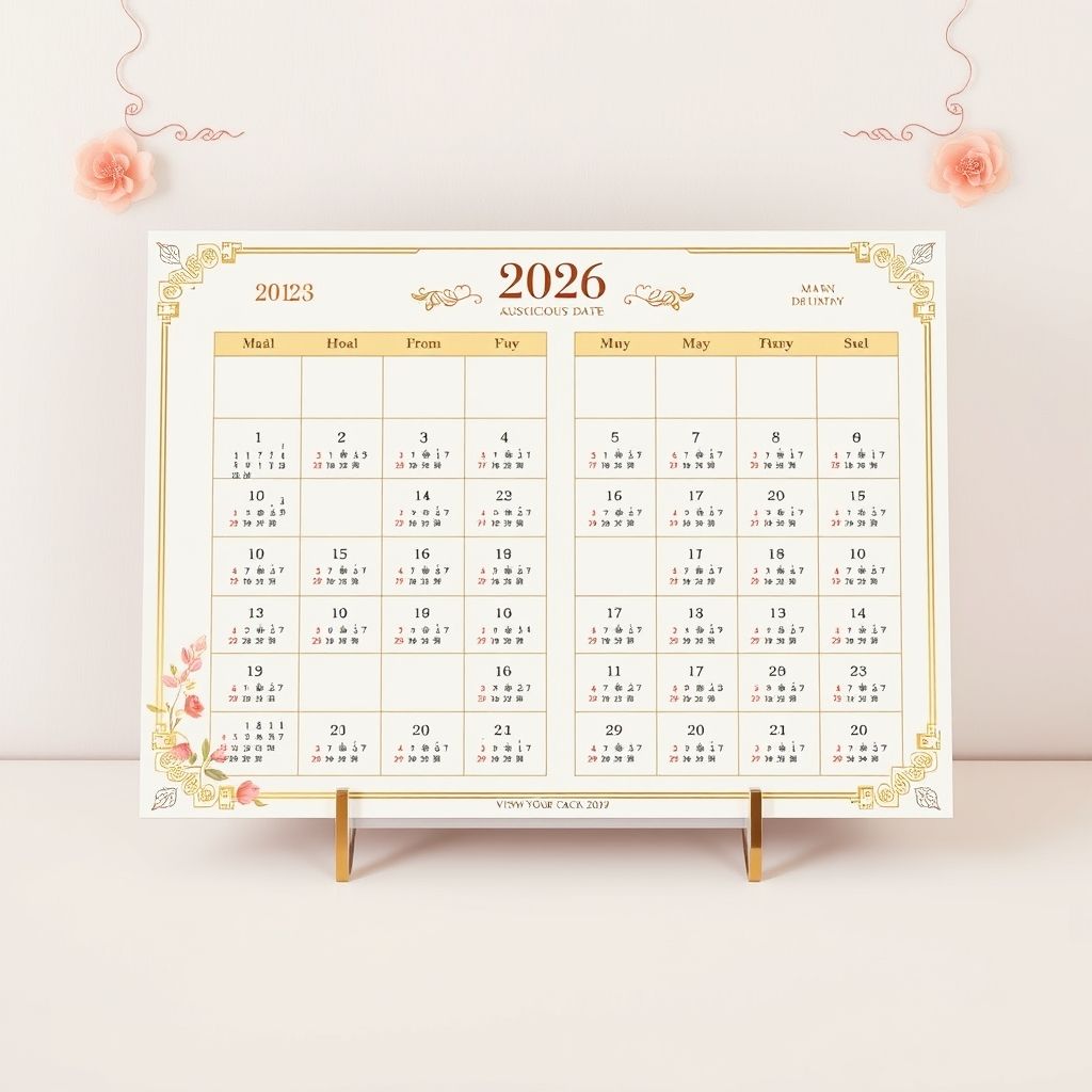 วางแผนแต่งงานล่วงหน้าได้ง่ายๆ กับปฏิทินฤกษ์ 2569